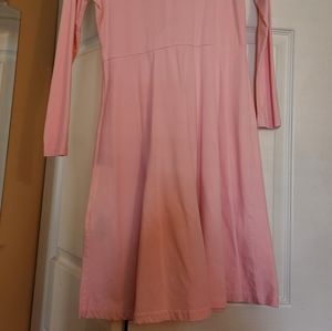 Pink long sleeve dress